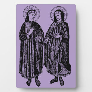Hll. Kosmas und Damian Schutzpatrone des Gesundhei Fotoplatte
