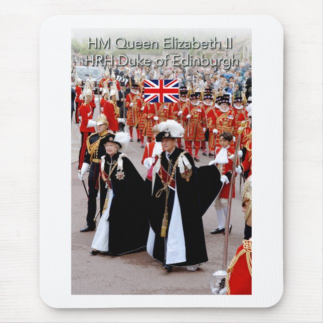 HM Die Königin und der HRH Prinz Philip Mousepad (Vorne)