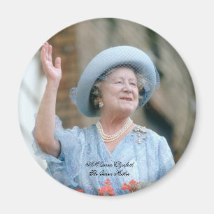 HM Königin Elisabeth, Die Königin Mutter 1985 Magnet