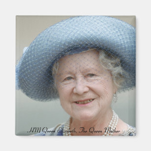 HM Königin Elisabeth, Die Königin Mutter 1988 Magnet