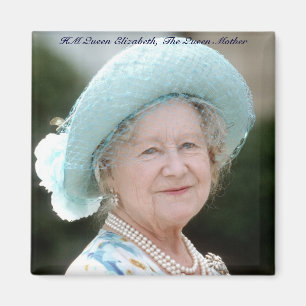 HM Königin Elizabeth, The Queen Mother Berlin 1987 Magnet