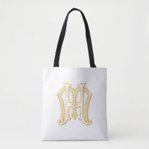 HM Monogramm oder MH Monogramm Totbeutel Tasche