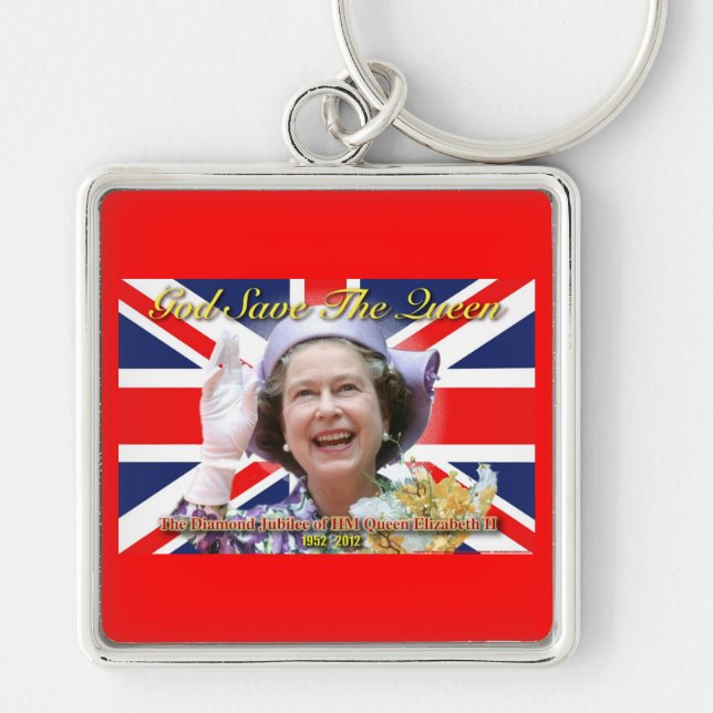 HM Queen Elizabeth II Diamond Jubilee Schlüsselanhänger (Vorne)