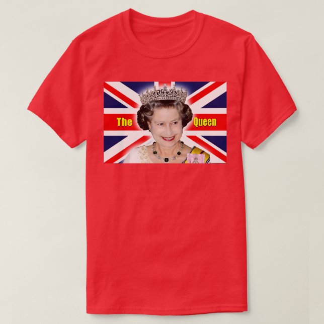HM Queen Elizabeth II. - The Queen Beruflich Pho T-Shirt (Design vorne)