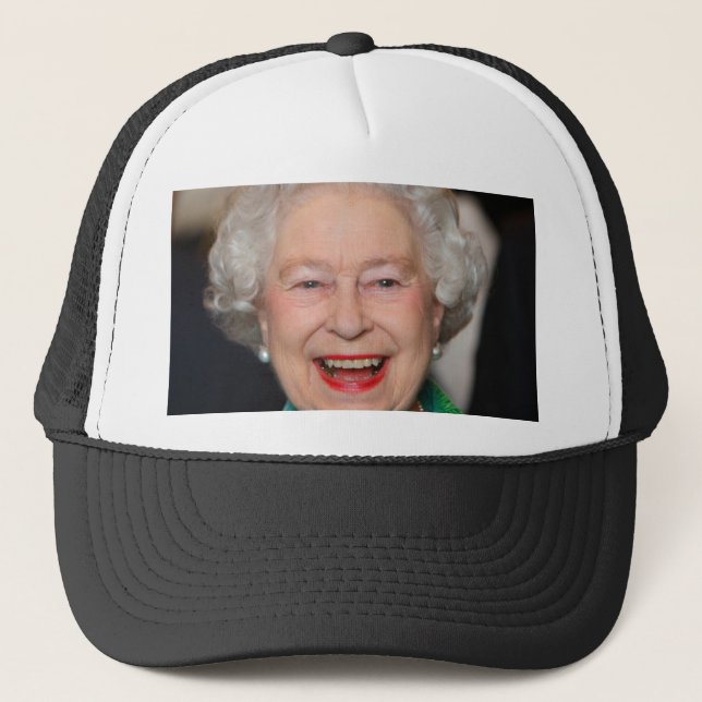 HM Queen Elizabeth II Truckerkappe (Vorderseite)
