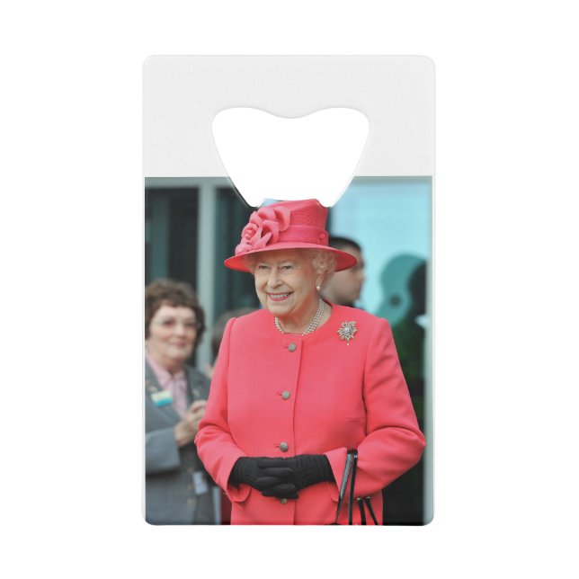 HM Queen Elizabeth II Warrington 2012 Beruflich Geldbeutel Flaschenöffner (Vorderseite)