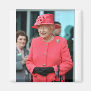 HM Queen Elizabeth II Warrington 2012 Beruflich Magnet