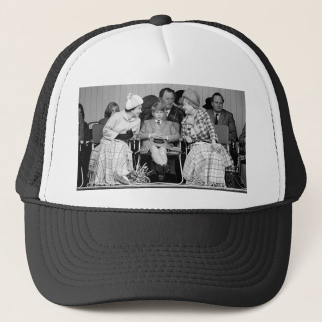 HM Queen Elizabeth, The Queen Mum, Prinz Edward Truckerkappe (Vorderseite)