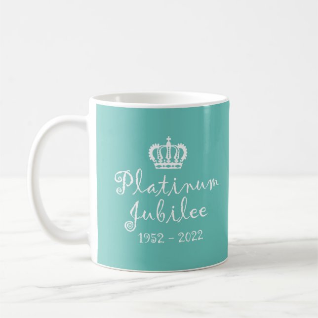 HM Queen Platinum Jubilee Coffee Tasse (Links)