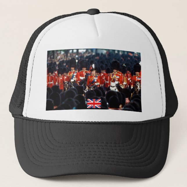 HM The Queen Elizabeth II Prinz Philip London Truckerkappe (Vorderseite)