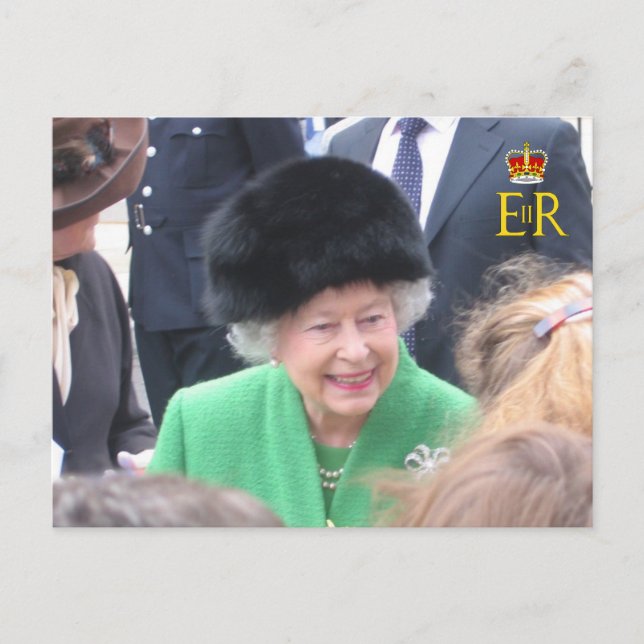 HM The Queen's Diamond Jubilee Postcard Postkarte (Vorderseite)