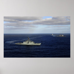 HMCS Algonquin Poster