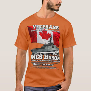 HMCS Huron Royal Canadian's Veterans T-Shirt