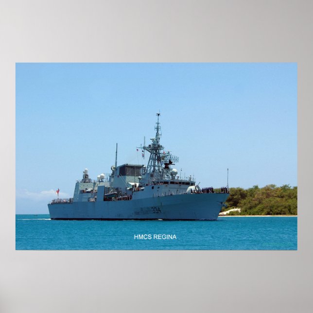 HMCS Regina Poster (Vorne)