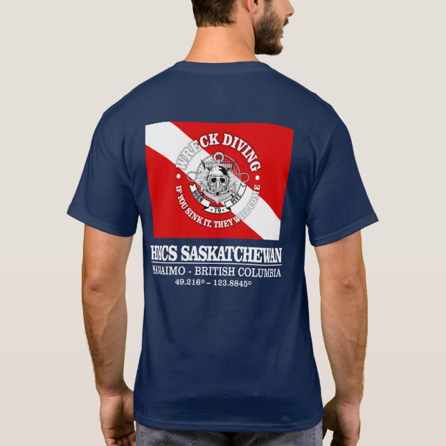 HMCS Saskatchewan (beste Wracks) T-Shirt (Rückseite)
