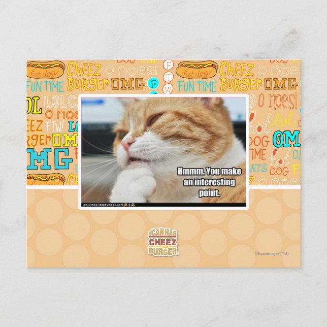 Hmmm. Postkarte (Vorderseite)