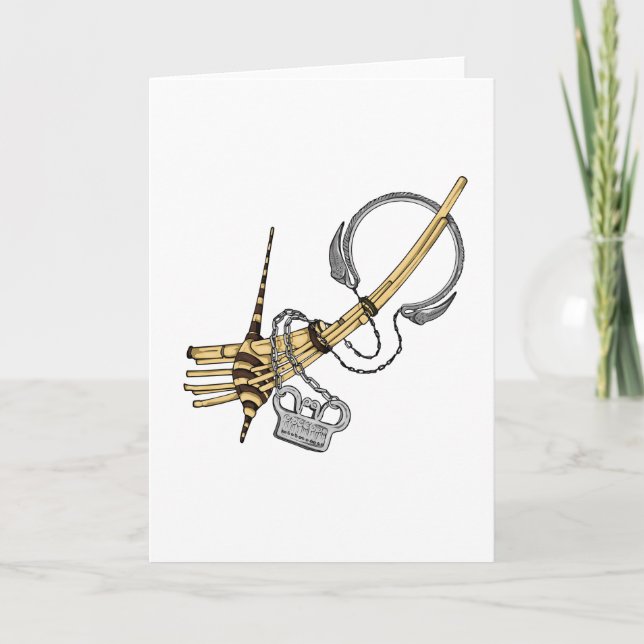 Hmong Blank Note Card Karte (Vorderseite)