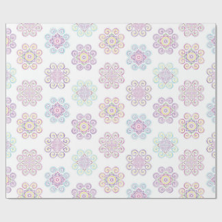 Hmong-Inspirierte helle Farbe (X-groß) Geschenkpapier