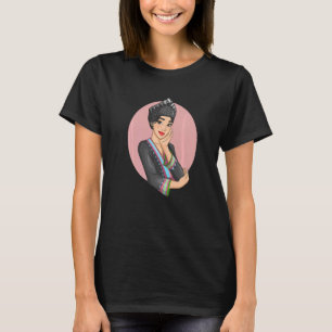 Hmong Miao Proud Traditionelles Mädchen Frau Hmoob T-Shirt