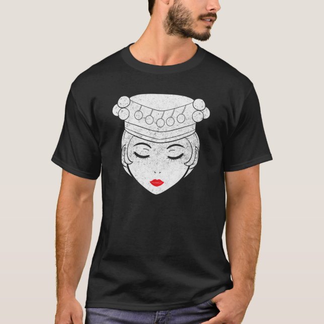 Hmong Miao Proud Traditionelles Mädchen Frau Hmoob T-Shirt (Vorderseite)