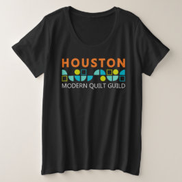 HMQG - Für größere Shirts: Vollfarbiges Logo-Shirt Große Größe T-Shirt