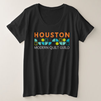 HMQG - Für größere Shirts: Vollfarbiges Logo-Shirt Große Größe T-Shirt