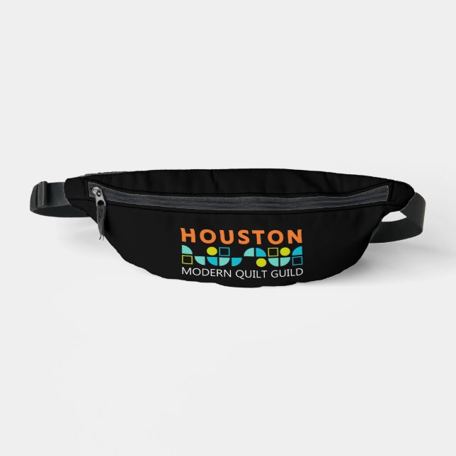 HMQG Logo Fanny Pack - Schwarz Bauchtasche (Vorderseite)