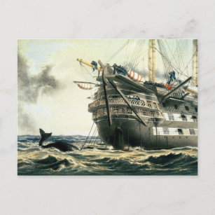 HMS Agamemnon, das das ursprüngliche atlantische K Postkarte