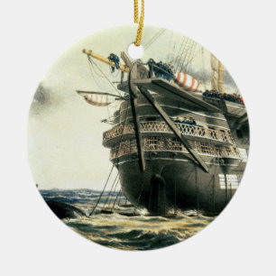HMS Agamemnon, welches das ursprüngliche Keramik Ornament