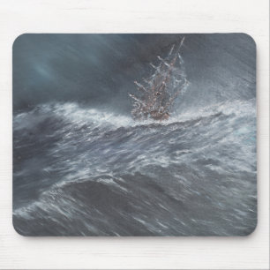 HMS-Beagle in einem Sturm vor Kap Hoorn Mousepad