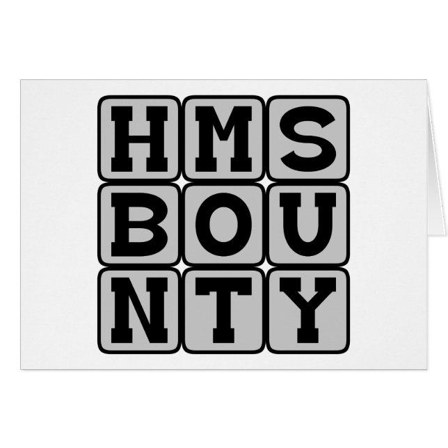 HMS Bounty, navire littéraire (Devant horizontal)