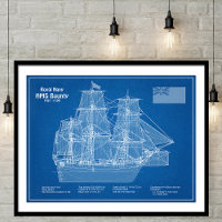 HMS Bounty - Pläne für den Schiffsbau ABD