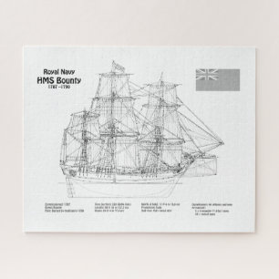 HMS Bounty - Pläne für den Schiffsbau - BD