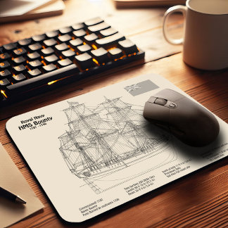HMS Bounty - Pläne für ein Schiffskonzept SD Mousepad