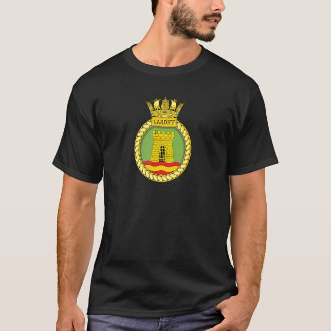 Hms Cardiff T-Shirt (Vorderseite)