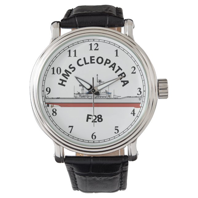 HMS CLEOPATRA - F28 - LEANDER ORIG WATCH ARMBANDUHR (Vorderseite)