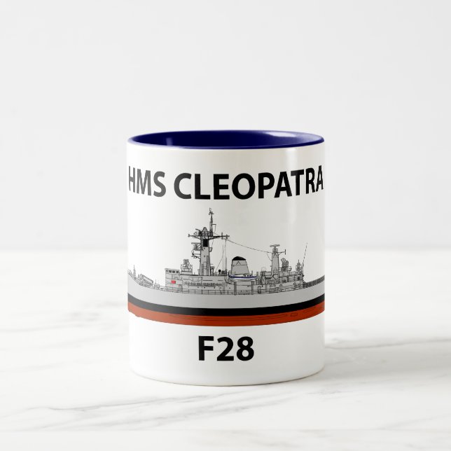 HMS Cleopatra, Seacat Zweifarbige Tasse (Mittel)