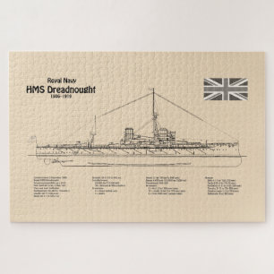 HMS Dreadnought - Ship Blueprint SD