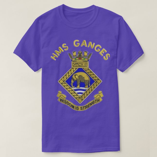 HMS GANGES T-Shirt (Design vorne)