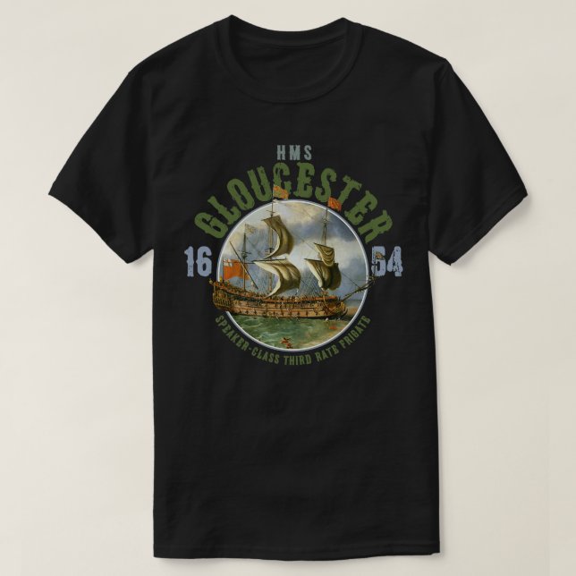 HMS Gloucester T-Shirt (Design vorne)