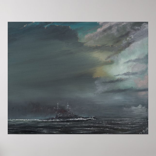 HMS Hood 1941 2014 Poster (Vorne)