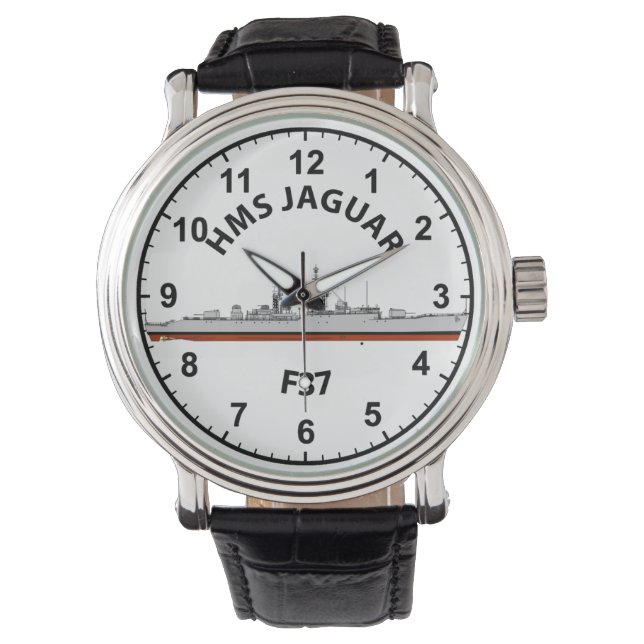 HMS JAGUAR - F37 - TYP 41 ARMBANDUHR (Vorderseite)