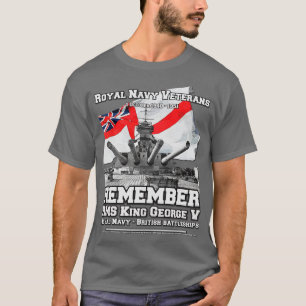 HMS King George Vclass Kriegsveterans T-Shirt