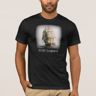 HMS-Leopard - Vintages Kriegsschiff T-Shirt