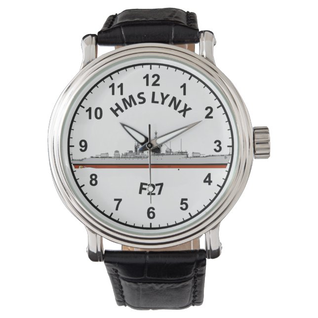 HMS LYNX - F27 - TYP 41 WATCH ARMBANDUHR (Vorderseite)