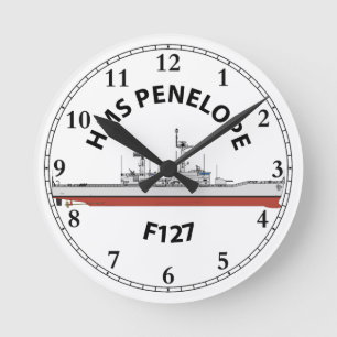 HMS PENELOPE - F127 - LEANDER ORIG RUNDE WANDUHR