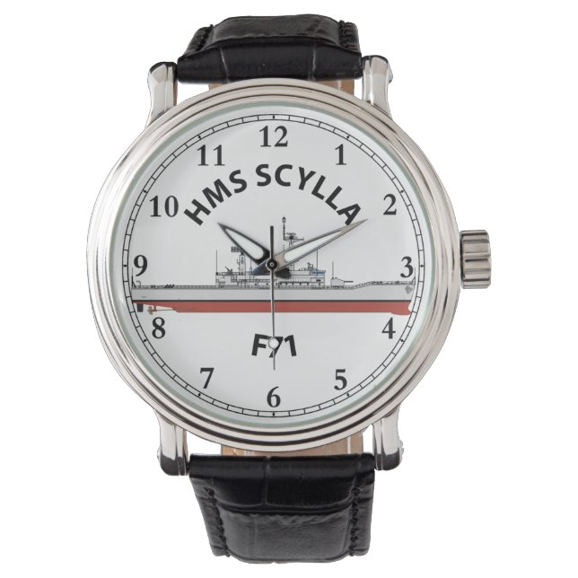HMS SCYLLA - F71 - MONTRE D'ORIGINE DE LEANDER (devant)