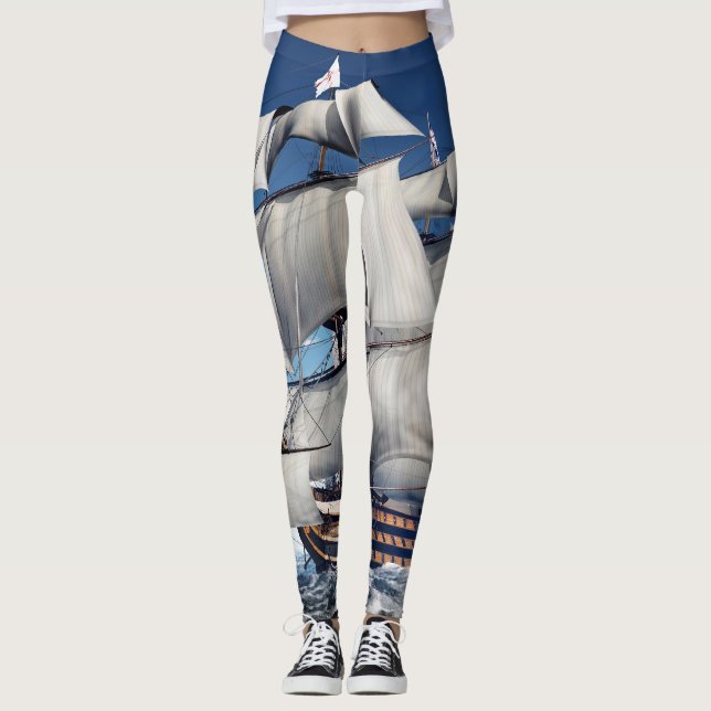 HMS Sieg, 3D computergenerierte Illustration. Leggings (Vorderseite)