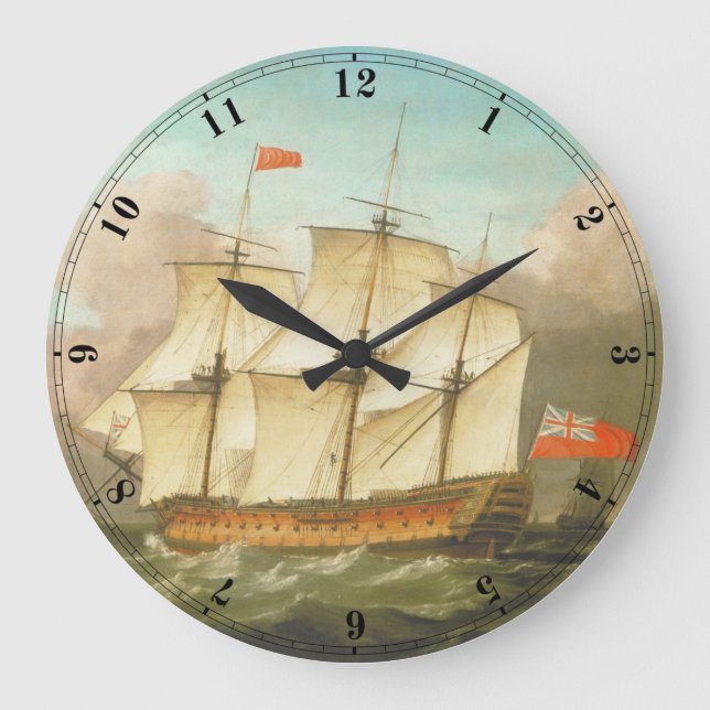 HMS-Sieg Große Wanduhr (Vorderseite)