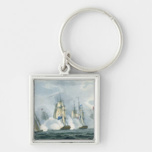 HMS Sirius, Kapitän Rowse, das ein französisches Schlüsselanhänger